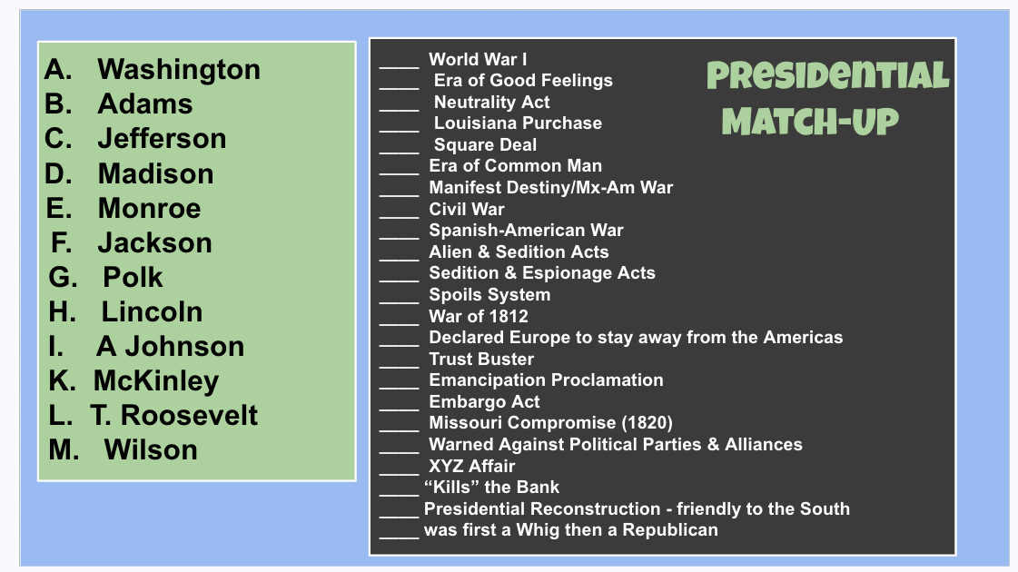 great APUSH review activities