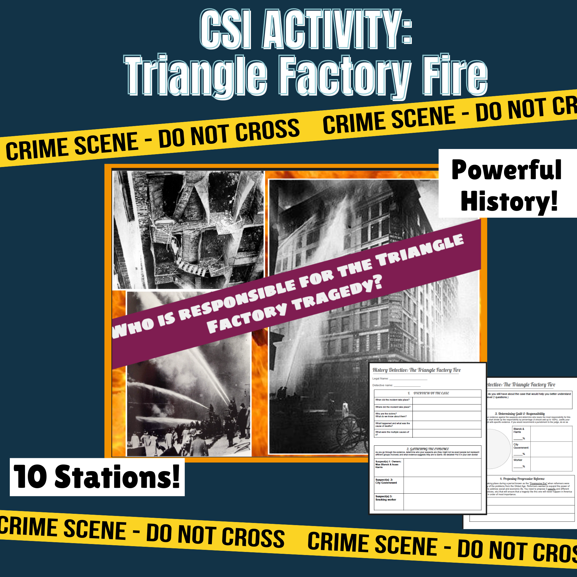 CSI Activity: Triangle Factory Fire – History For Humans