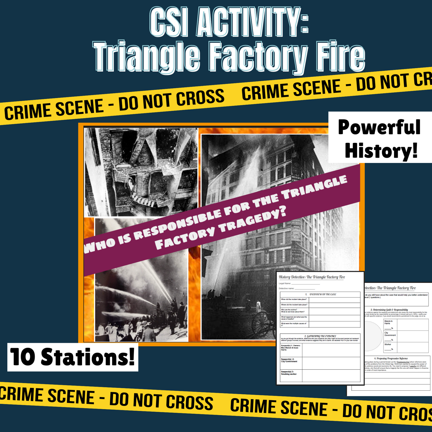 CSI Activity: Triangle Factory Fire