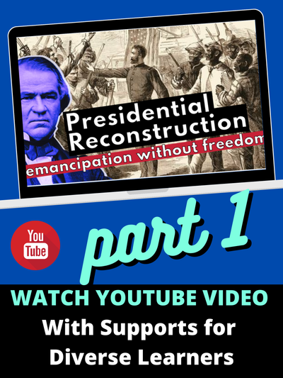 Presidential Reconstruction: Black Codes & Sharecropping