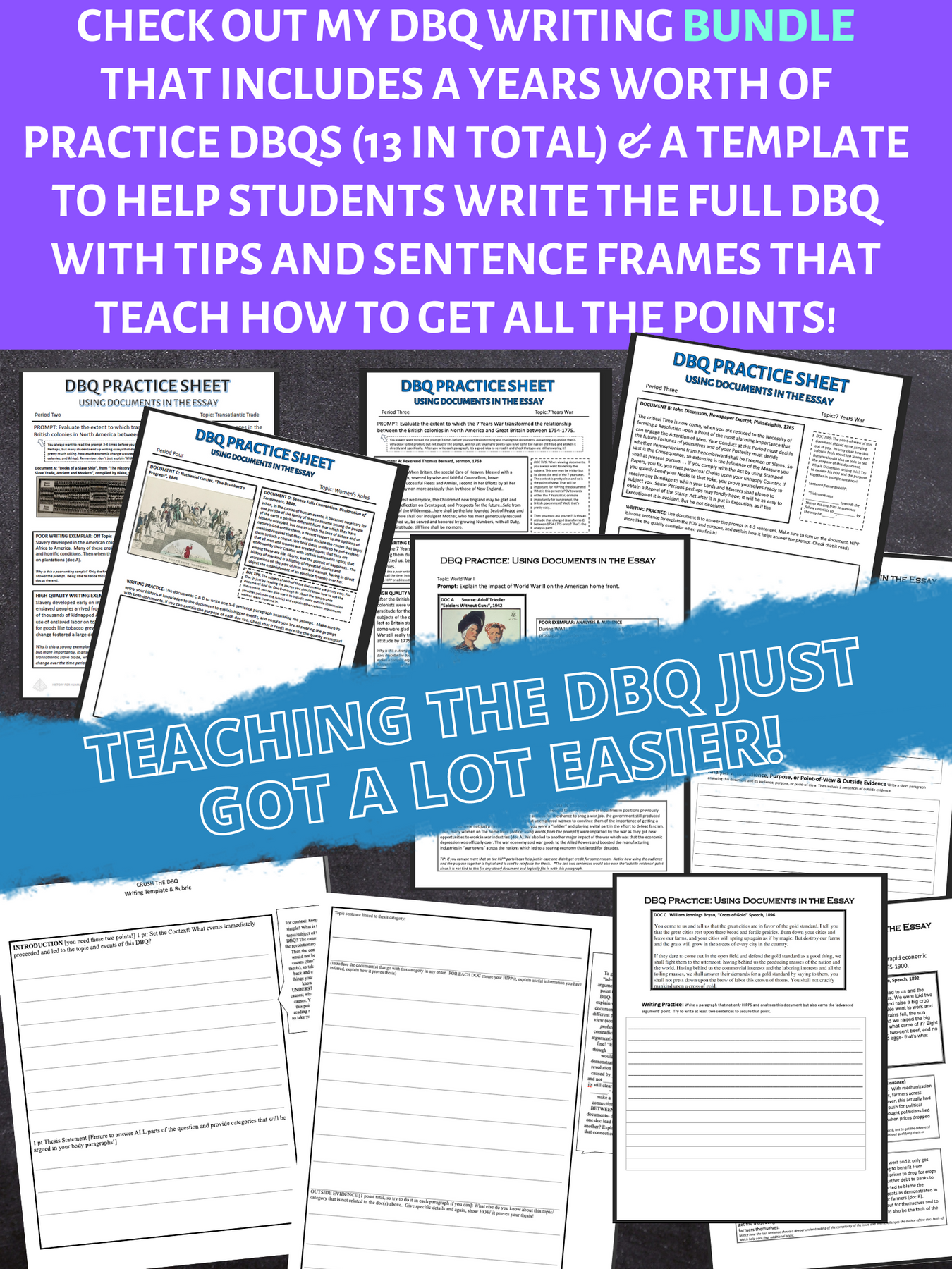 ️ 🇺🇸 1950s DBQ Worksheet – History For Humans